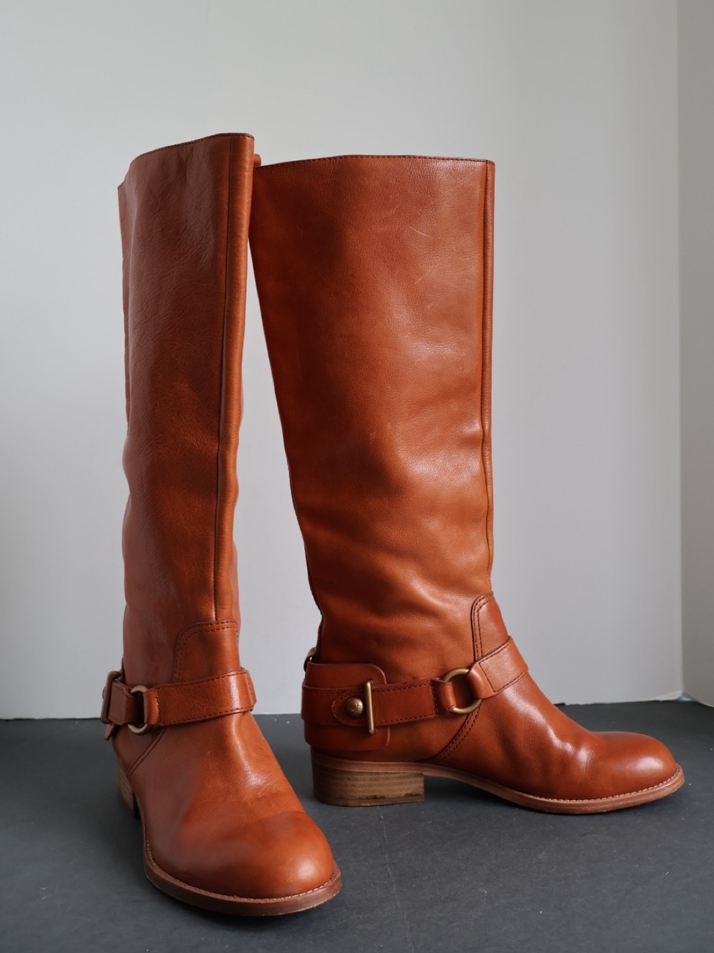 Coach Natalie Leather Riding Boots Size 6B - Picture 3 of 10